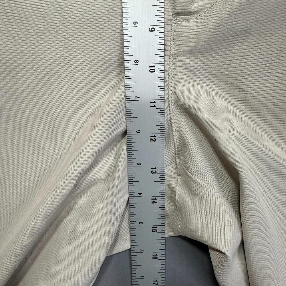 Callaway Golf Pants Mens 40x30 Beige Chino Performance Flat Front Chino Trousers